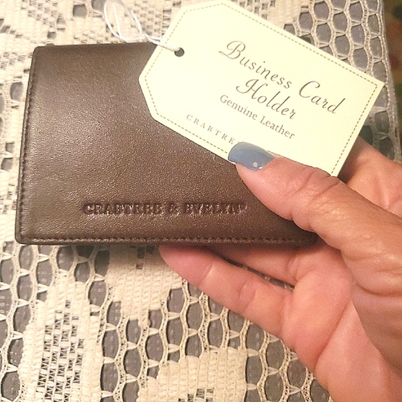 Crabtree & Evelyn Business Card Holder - Picture 1 of 3